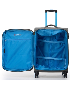 Bαλίτσα Μεσαία υφασμάτινη DIELLE 30/60 67x43x27/30 cm Ανθρακί
